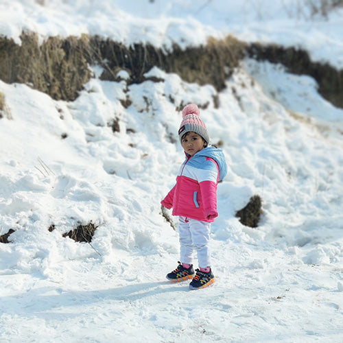 girl in winter clothing 