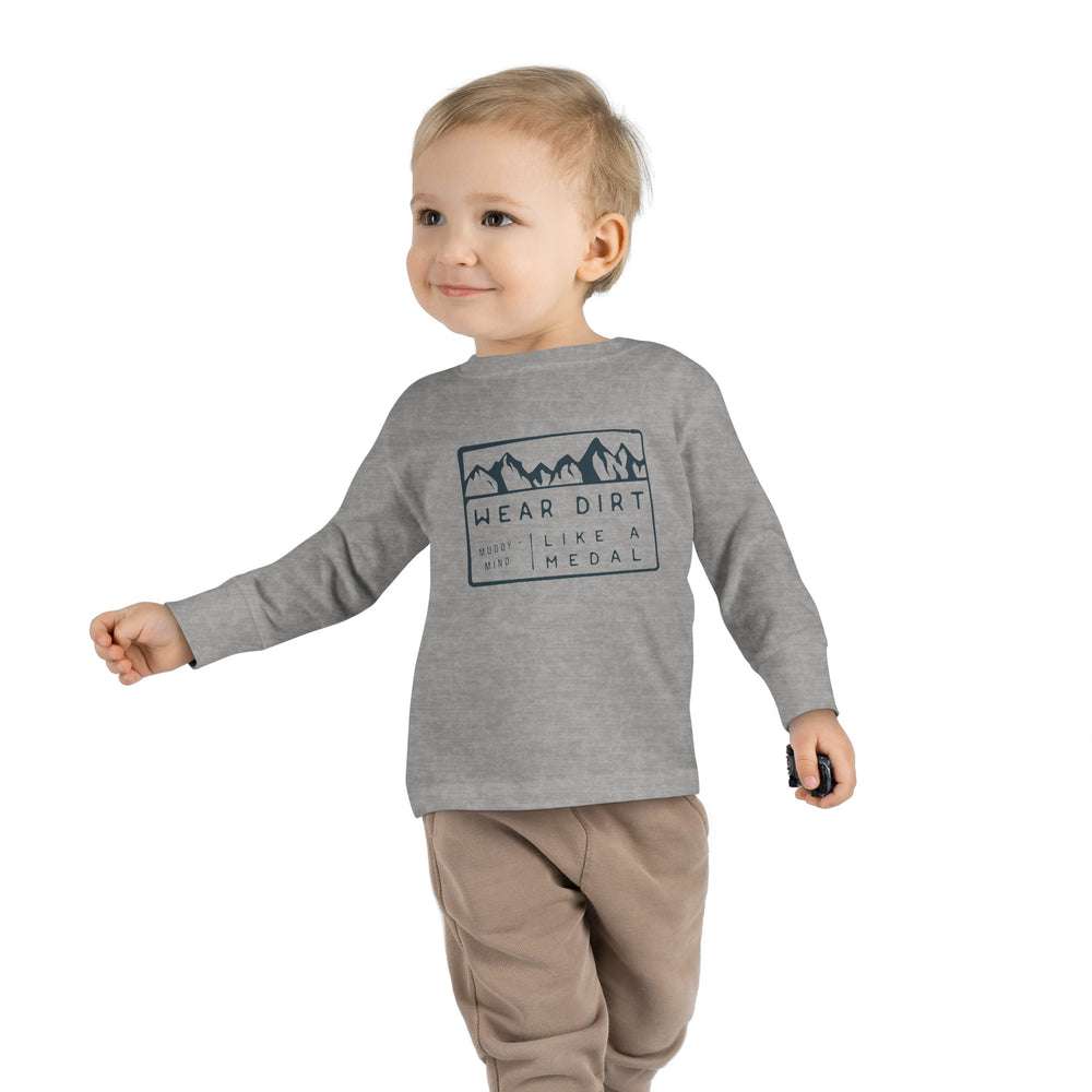 
                      
                        Toddler Long Sleeve Tee | Wear Dirt Like A Metal
                      
                    