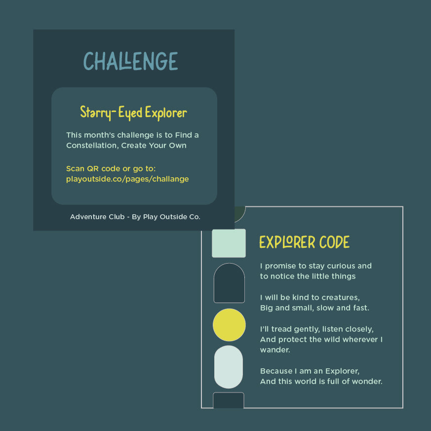 A challenge card for August adventure