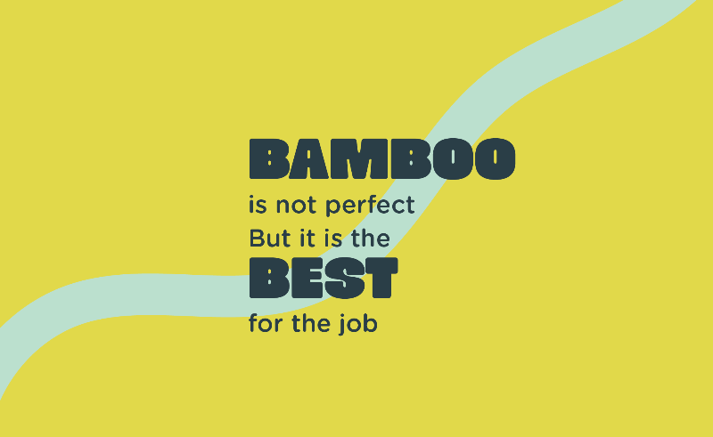 bamboo is the best for the job in it's category
