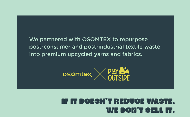 we recycle 2 items for every item sold